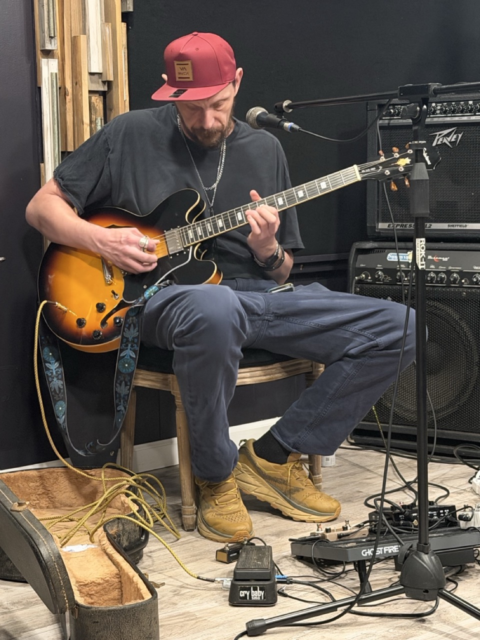Daniel Fox playing guitar